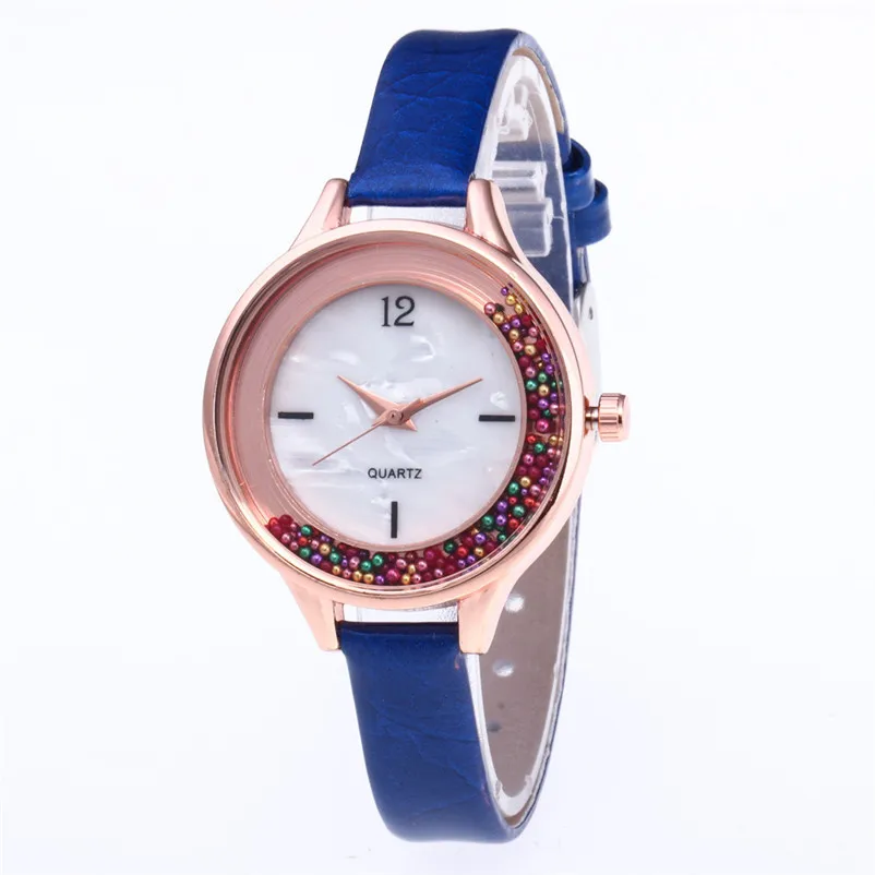 Fashion Newly Design Watch Women Girl Leather Band Watch Analog Quartz Round Wrist Watches Male clock relogio feminino J11#N (7)
