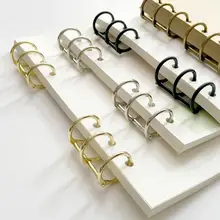 3 кольцо рук-книга с отрывными листами ручной Diy три-круг металлическая застежка A5/A6/ a7 Универсальный