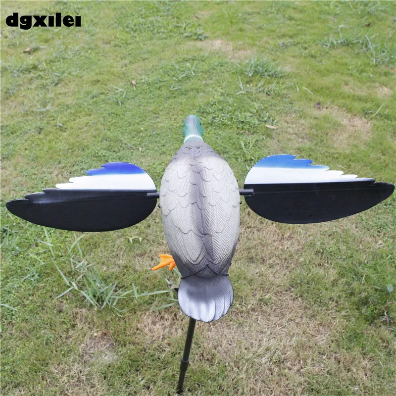 4* AA батареи Открытый Охота Утка электронный манок утка приманки для охоты с магнитом спиннинг крылья