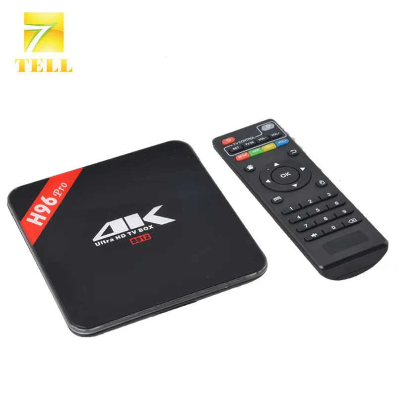H96 PRO 3G 16G Amlogic S912 Octa Core Smart TV BOX Dual WIFI Gigabit Ethernet BT4.0 H.265 4K Media Player