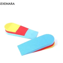 2 пары Мягкая weigth стелька для увеличения роста обуви колодки пятки стельки до Полустельки 3 см невидимая поднимающая Подушка массажная