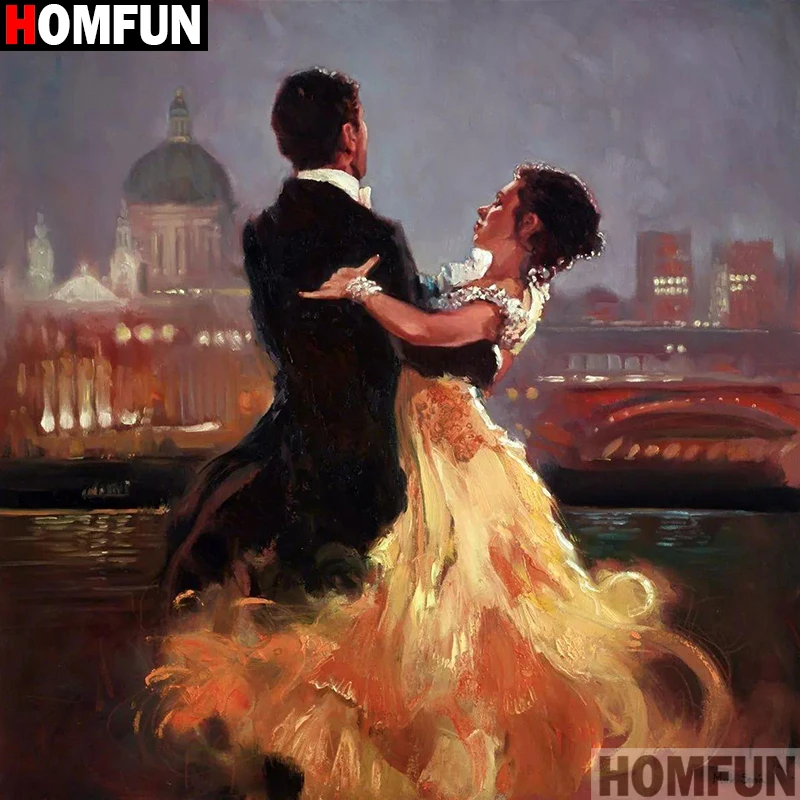 Набор для алмазной вышивки HOMFUN A13509 алмазная живопись с квадратными/круглыми