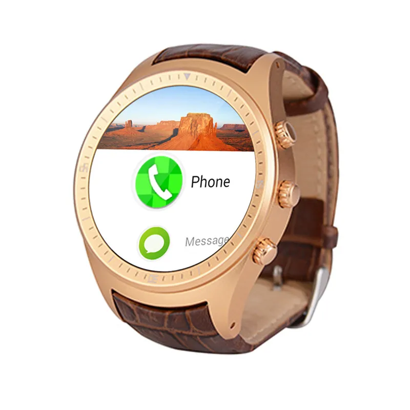 X5 Android 4 4 font b SmartWatch b font 1 4 AMOLED Display 3G WiFi GPS