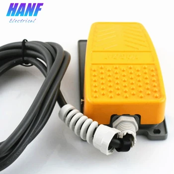 

1pcs Metal Foot Pedal Switch Security with 200cm CableSelf-return 1NO1NC Aluminium Alloy High Quality