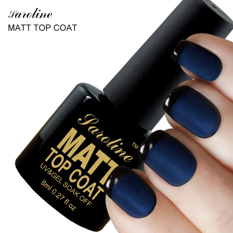 Sarolin Lucky Color Гель лак для ногтей матовый дизайн 8 мл поверхность без света SoakOff