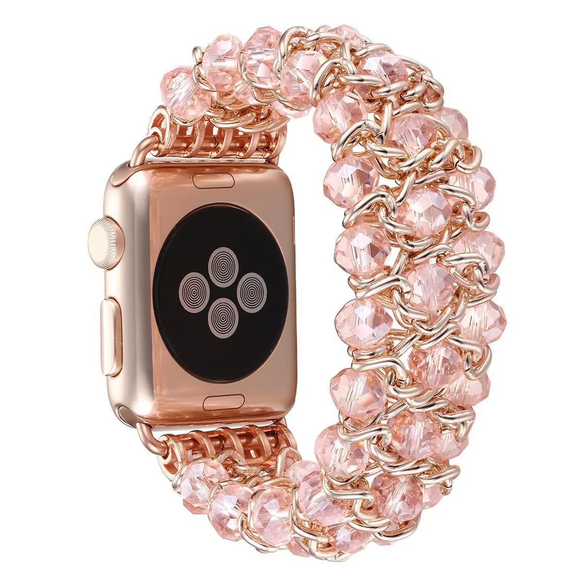 

2018 New HIGH Quality Jewelry Stainless Steel Wrist Watch Bracelet Suit For Apple Watch Iwatch 1/2/3 Size 38mm/42mm