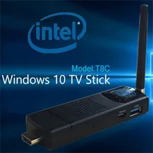 Measy T8C Quad Core Windows 10 TV BOX TV Stick Интернет X Z8300 (64bit) ПРОЦЕССОР 4 Г Ram 64 Г Rom Bluetooth 4.0 WI-FI Антенна Smart TV
