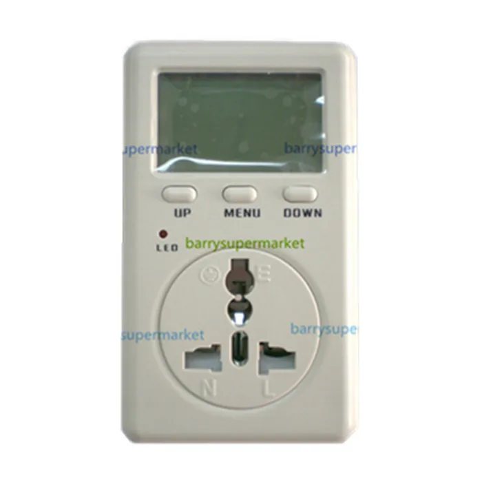 

Digital Electricity Energy Meter Tester Monitor indicator Voltag Power Balance Energy saver Meter WF-D02A Taiwan plug
