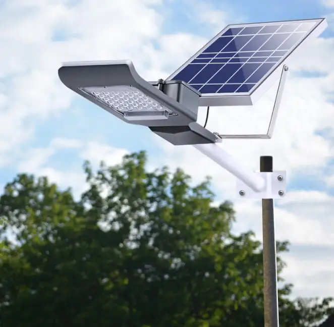 30 Вт Светодиодный светильник на солнечной батарее Водонепроницаемый IP65 с пультом дистанционного управления Солнечный уличный светильник алюминиевый уличный садовый гаражный светодиодный светильник на солнечной батарее