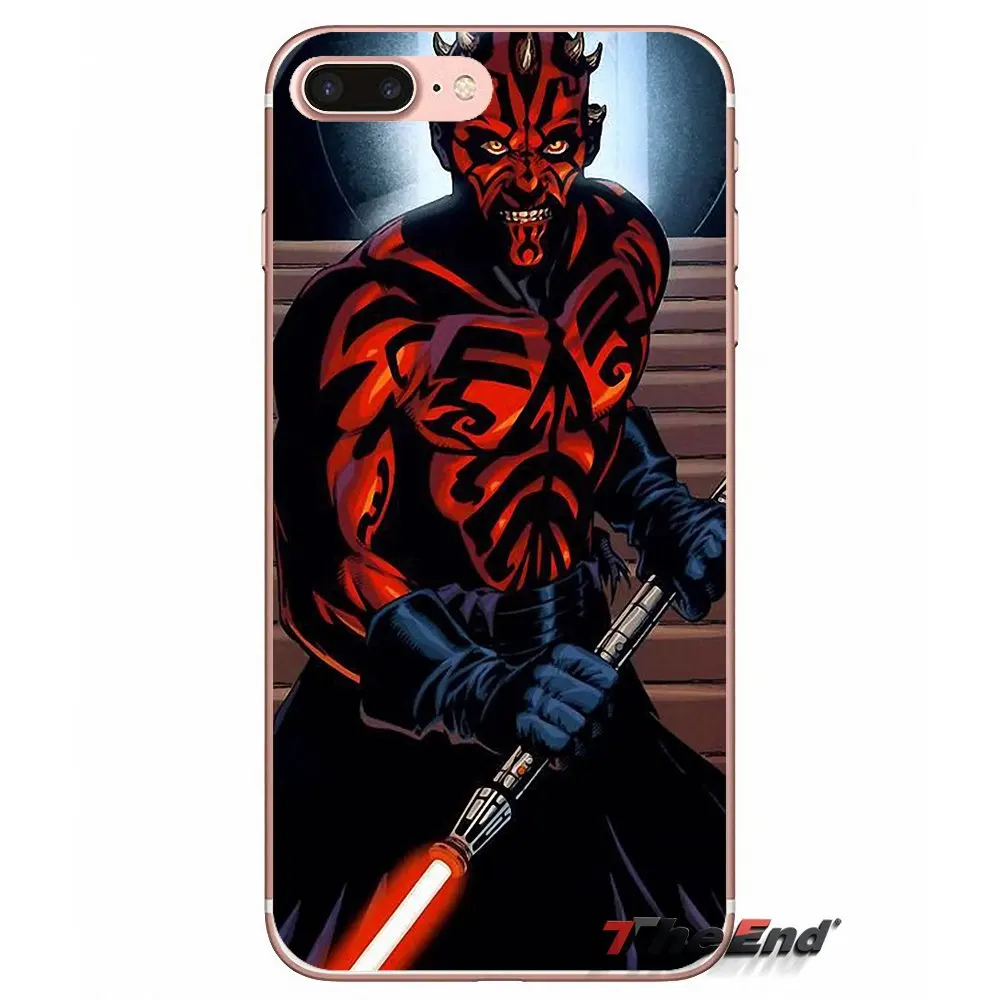 Для Xiaomi Mi6 Mi 6 A1 Max Mix 2 5X 6X Redmi Note 5 5A 4X 4A A4 4 3 Plus Pro sith star wars darth maul темные боковые мягкие