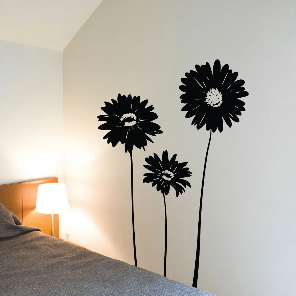 Adhesivos De Pared Decoracion Para El Hogar Salon Flor Tatuajes De