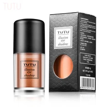 TUTU Professional Eyes Makeup Shimmer Glitter Single Color Eye Shadow Party Cosmetics 10 Colors Optional Brand
