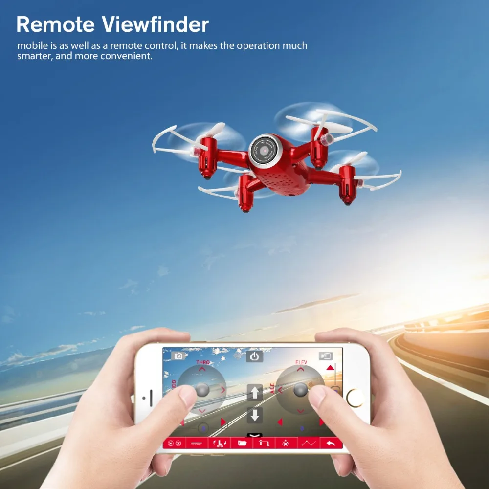 SYMA Official X22W Радиоуправляемый вертолет Дрон Квадрокоптер камера FPV Wi Fi передача в