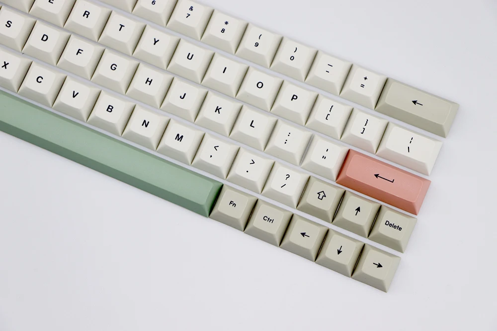 PBT DSA 9009 Keycap набор окрашенных ключей