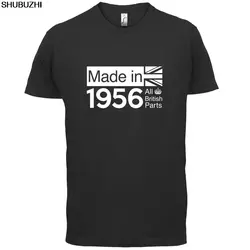 1956 британские детали-60-я день рождения-Мужская футболка-13 цветов-подарок футболка с принтом Мужская с коротким рукавом Горячие Топы