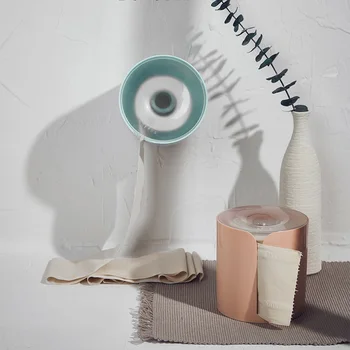 

practical Home napkin holder box creative waterproof moisture proof smooth line design toilet tissue box office home accessories
