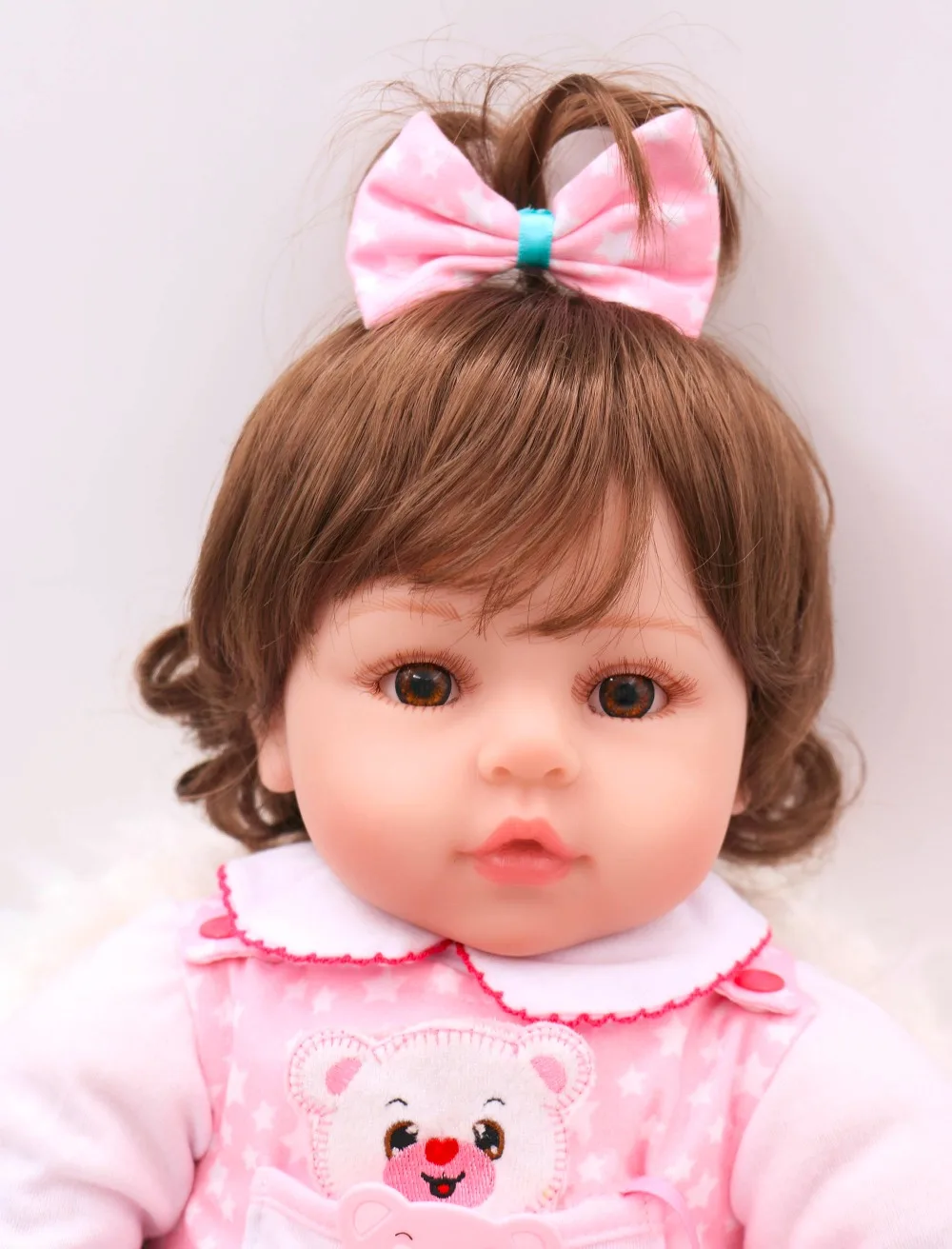 Красивая Кукла reborn 55 см силиконовая кукла Reborn Baby DOLLMAI новая Реалистичная Bebe Girl для