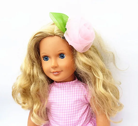 Free shipping hot 2016 new style Popular 18 American girl doll Headdress flower dress 2026