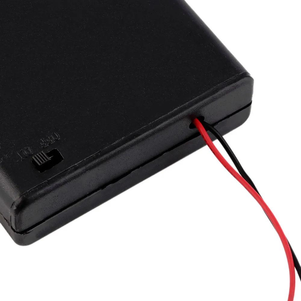 Free shipping by DHL Battery Cover Box Plastic Holder with ON/OFF Switch for 4 x AA 1.5V Batteries 100pcs/lot Hot Free shipping by DHL Battery Cover Box Plastic Holder with ON/OFF Switch for 4 x AA 1.5V Batteries 100pcs/lot Hot