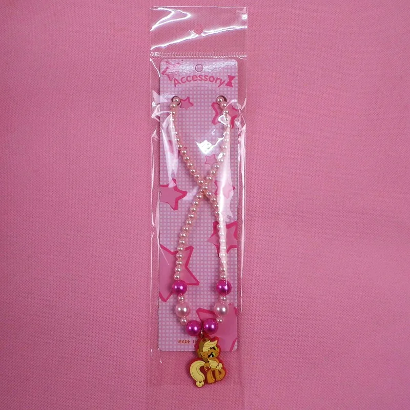 1PCS-My-Little-Horse-Cartoon-Pendant-Necklaces-Chain-Necklace-Girls-Lovely-Beaded-Necklace-Kids-Gifts (2)
