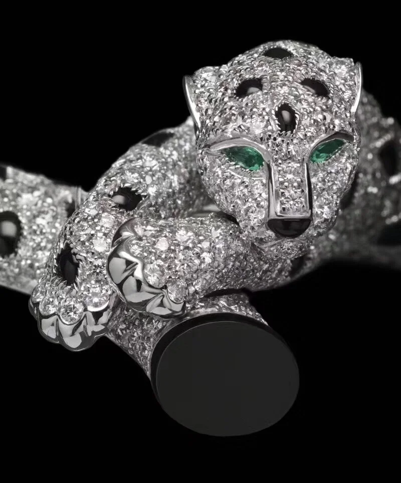 Роскошный Леопардовый Кристалл Циркон медь животное воротник ожерелье бренд пантера леопард Свадебный элегантный подарок