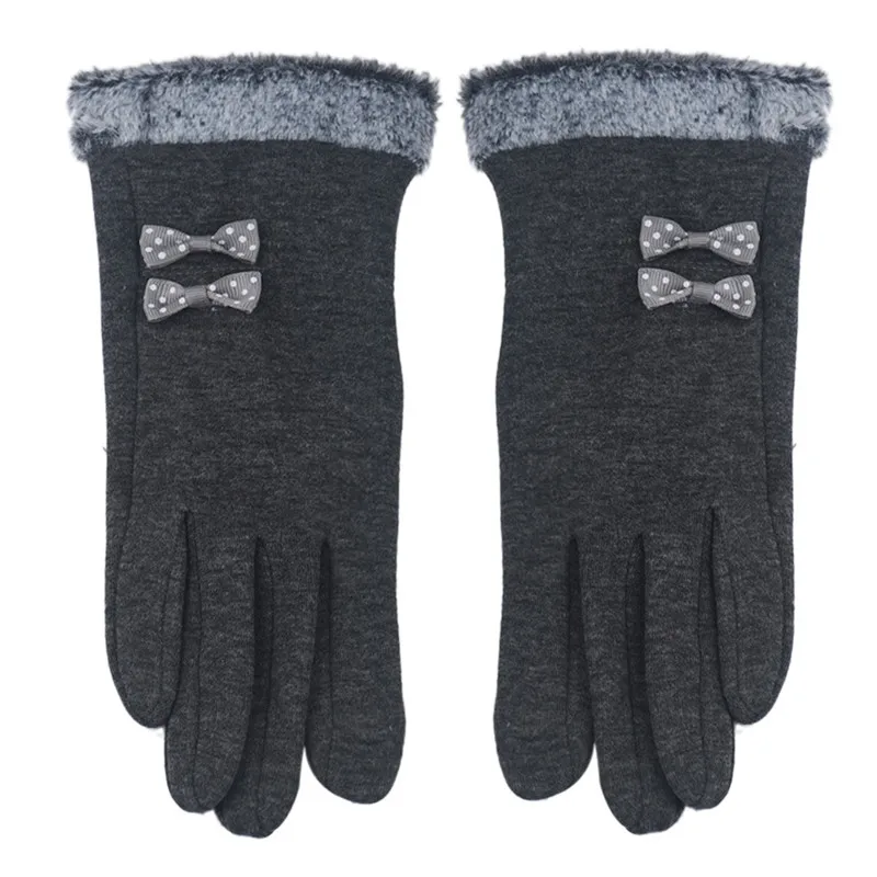 1Pair Winter Warm Screen Riding Drove Gloves for Women Winter Gloves Mittens guantes eldiven handschoenen 40FE2106