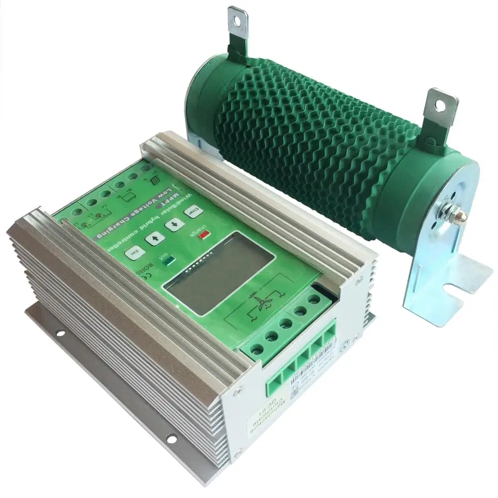 1400W MPPT Wind Solar Hybrid Booster Charge Controller, 12/24V Auto