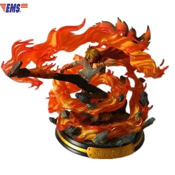 

Anime The Straw Hat Pirates Gentleman Vinsmoke Sanji GK Resin Statue Action Figure Collection Model Toy X701