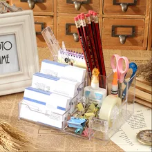 Многофункциональный вращающийся круглый модный креативный Карандаш корейский макияж держатель для кисточек, ручек офисные принадлежности коробка для хранения