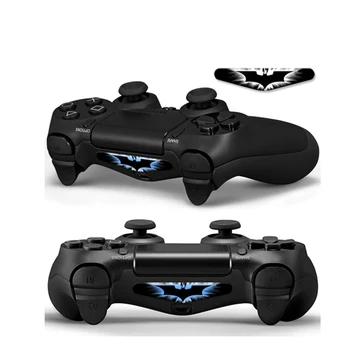 

Custom 5pcs Batman LED Light Bar Vinyl Decal Skin Sticker Cover For Sony Playstation 4 Dualshock Controller For PS4 Joystick
