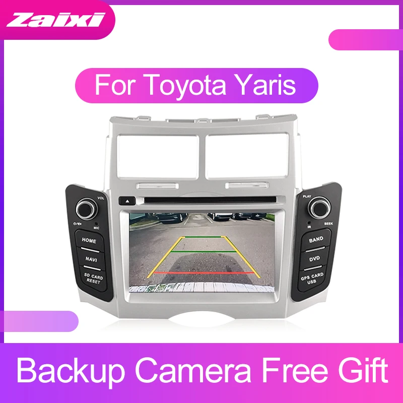 Sale ZaiXi 2 DIN Android Touchscreen For Toyota Yaris 2005~2011 Car Multimedia Player Bluetooth GPS WiFi Navigator FM Radio Player 3