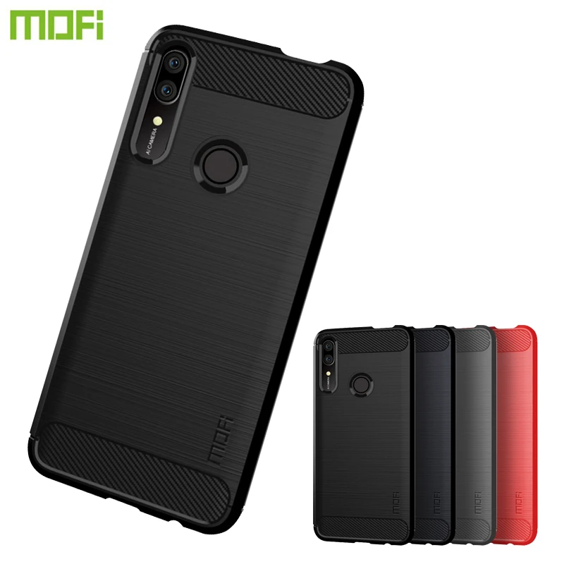 

MOFi For Huawei P Smart Z Case Luxury Carbon Fiber Anti-drop TPU Soft Cover Cases For Huawei P Smart Z Back Cover