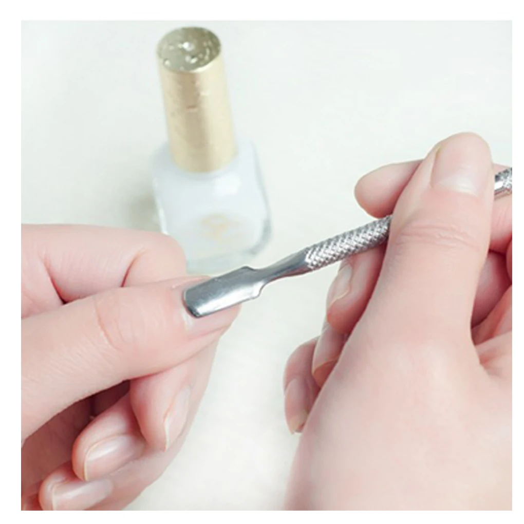 

Double Sided Nail Cuticle Pusher Finger Dead Skin Remover Stainless Steel Cleaner Manicure Nail Art Pedicure Tool Nail Care Tool