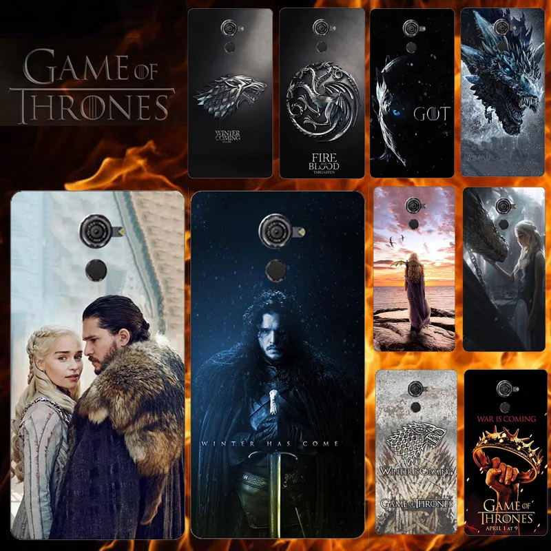 

Phone Case For Vodafone smart Platinum 7 VFD900 VFD 900 VFD-900 5.5 inch Cover for Game Of Thrones Season 8 Dragon Jon Snow