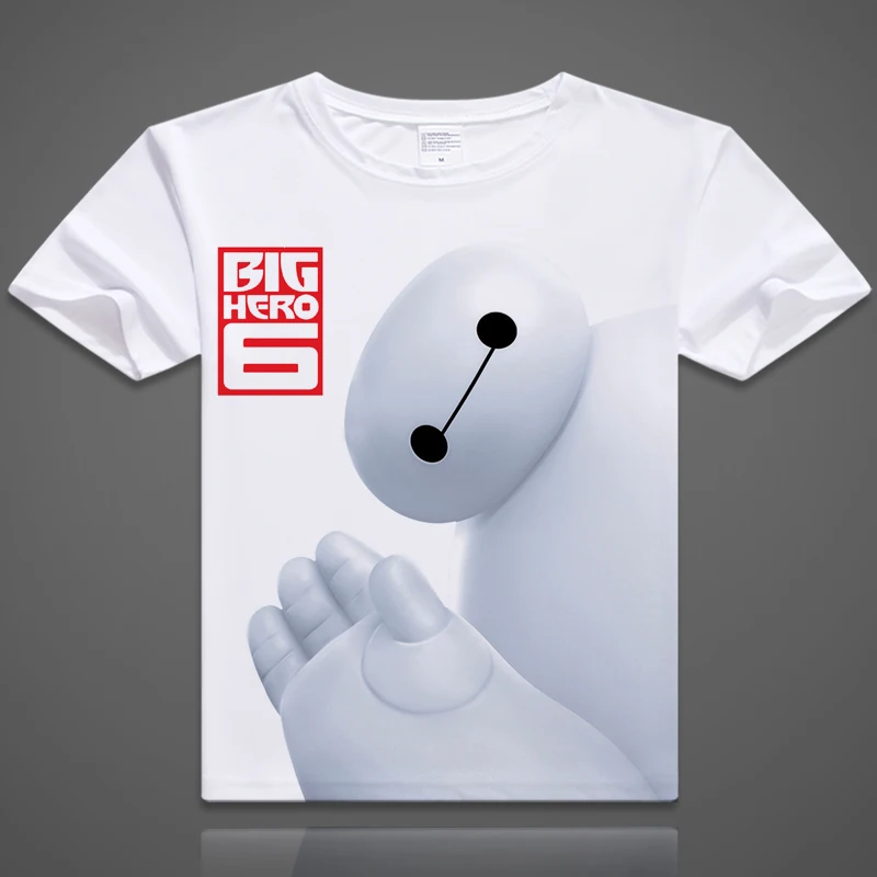 Повседневная футболка для женщин и мужчин big hero 6 Hiro Hamada футболка с цифровым принтом Футболка с большим героем