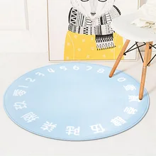 WLIARLEO скандинавские одноцветные коврики круглые маты для гостиной, детской спальни, ковер, нескользящий ковер, розовый домашний декор, alfombres