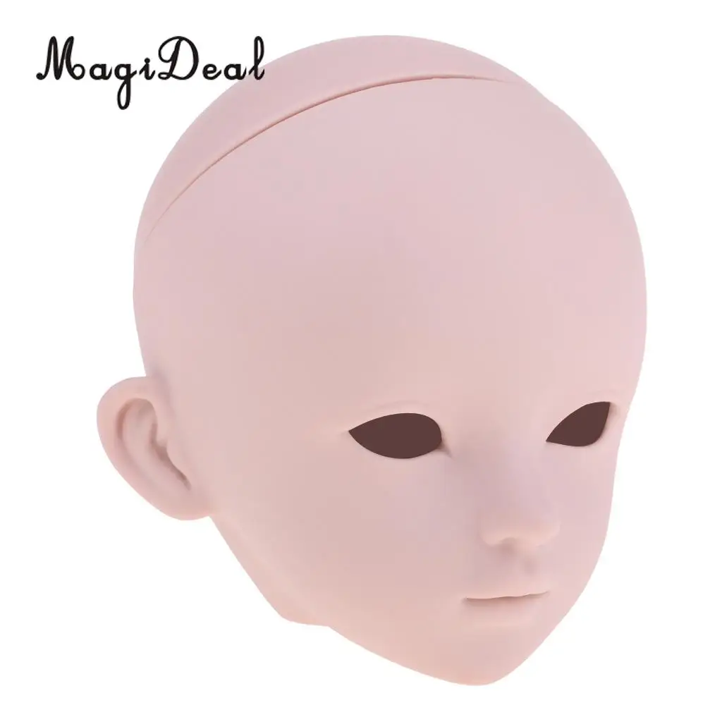 1/3 Scale BJD SD Head Sculpt Ball Jointed Dolls Head Model Body Parts DIY Custom for Night Lolita Dollfie DOD