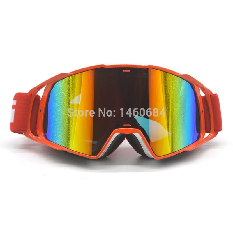 Новые очки Тонированные УФ полосы мотоциклетные очки Мотокросс Велосипед Беговые гибкие очки снег лыжный Lunette - Цвет: Red