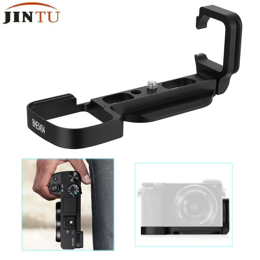 JINTU L Plate Bracket Hand Grip for Sony A6000 A6300 Camera Quick