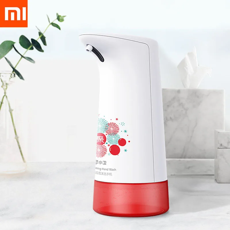 Дешево Xiaomi Mijia Xiaowei Интеллектуальная Автоматическая Индукционная пенопластовая ручная стиральная машина домашние диспенсеры ручная шайба 0,25 s инф...