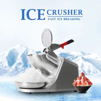 ITOP Electric Ice Crusher CE Shaver Chopper Juice Snow Cone Maker Cocktails Shatter In Stock 60kgs/h Commercial Ice Chopper