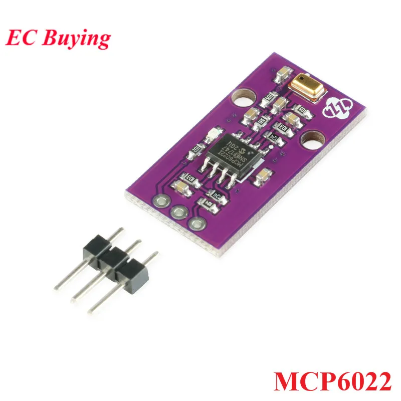 

MCP6022 Sensor Module MIC Silicon Microphone Amplifier Sensor Rail-to-Rail Operational Amplifier For Arduino PDIP SOIC8 TSSOP8