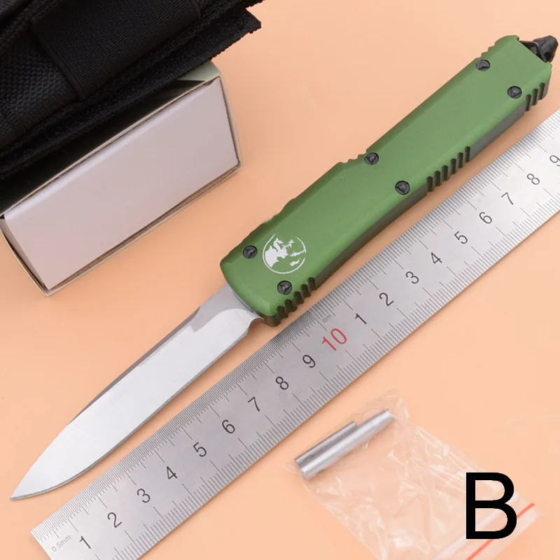JUFULE UT UT70 UT85 D2 лезвие, с алюминиевой ручкой кемпинг тактический инструмент ужин кухонный нож - Цвет: B