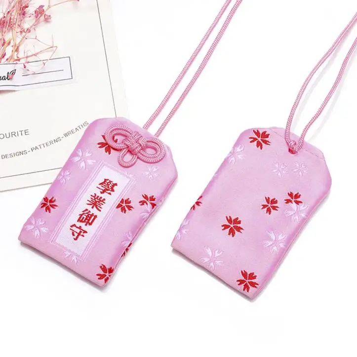 1 шт. Kawaii Omamori Фортуна успех работа любовь безопасность богатые телефон кулон держатель девушка ребенок подарок вечерние сувениры