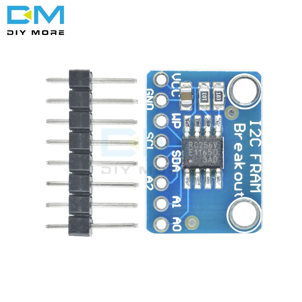 Нелетающая плата для коммутатора MB85RC256V 32KB FRAM памяти IC 12C инструмент разработки 2 7