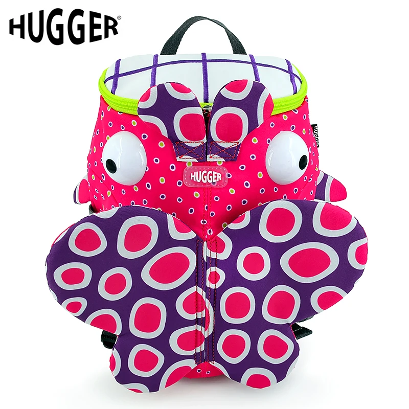 

HUGGER Kids and Toddler Backpack Totty Tripper for Children's Toddler with Safety Harness/Rein Leash Bag Betty the Butterfly