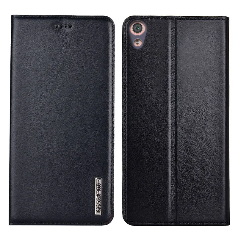 

for Sony Xperia XA1 Ultra Case Flip Genuine Leather Soft Silicon Back Cover for Sony XA1 Ultra Cases