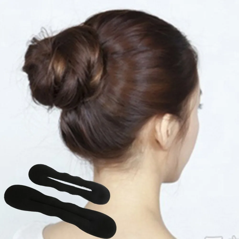 

1pc S L Szie Girls Women Hair Twister Styling Bun Making Tool for Sponge Roller Hairdisk Hair clip