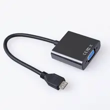 

HDMI to VGA Adapter Cables HDMI to VGA Converter Adapter Support 1080P Male-female Computer monitor projector TV BOX