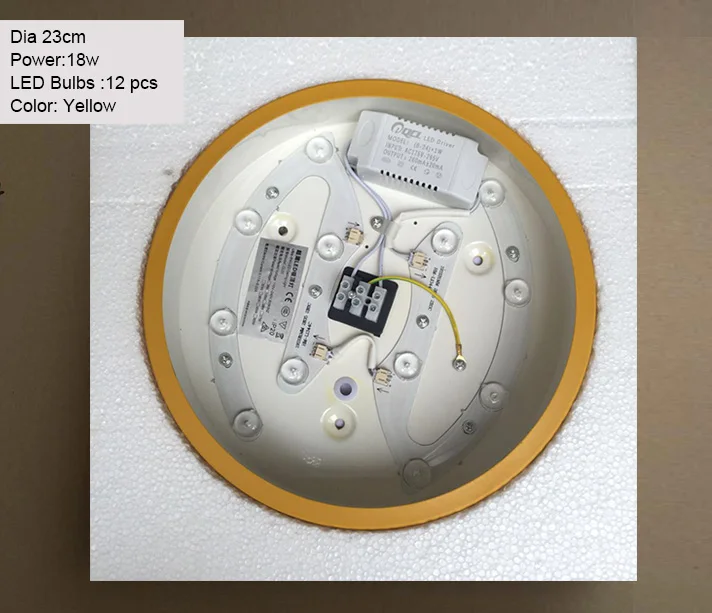 Luzes de Teto Lâmpadas de Teto Elétrico para Varanda Sala de Estar Venda Quente Ultra-fino Circular Controle Remoto Dispositivo - Cozinha 5cm Led Mod. 255608 18 Venda quente ultra-fino 5cm led luzes de